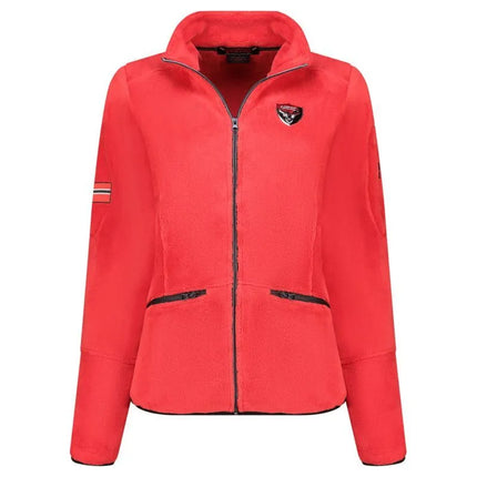 Geographical Norway moteriškas flisinis džemperis Tisaline Red Db Lady 047-1 raudonas (WZ7986F/GN-Red)