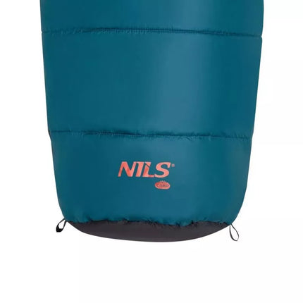 NILS Camp NC2003 sleeping bag black and red