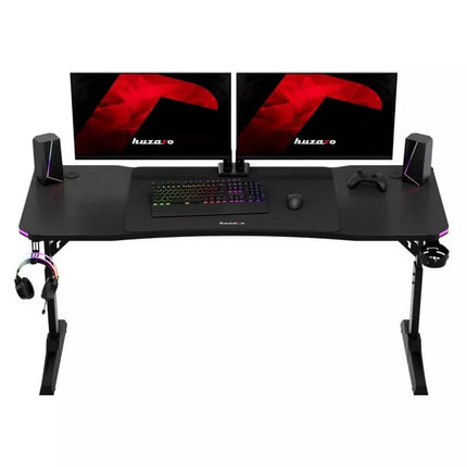 Huzaro Hero 4.6 RGB Juodas žaidimų stalas