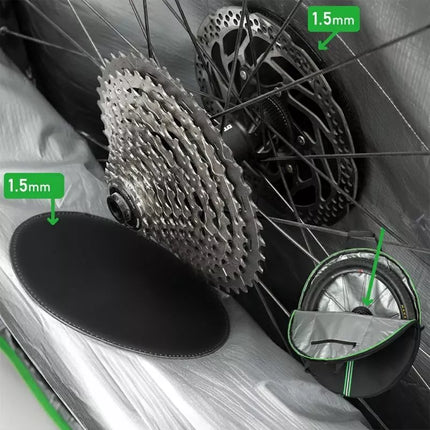 Rockbros D40 transportavimo krepšys ø74 cm ratui – juodas
