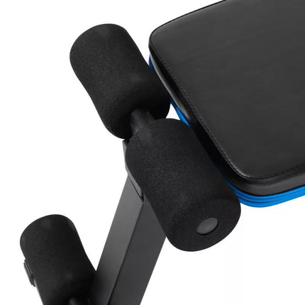 Reinforced incline training bench with leg lock, REBEL ACTIVE