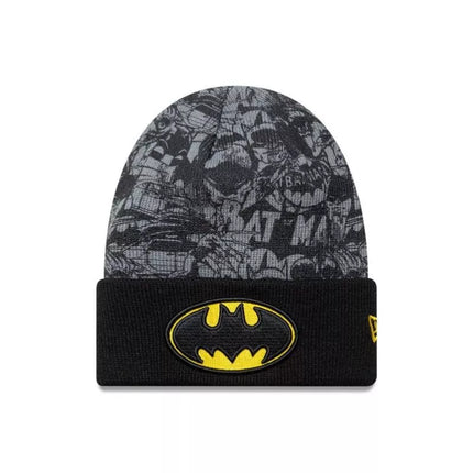 New Era Batman Jaunimo DC Juoda Megzta Kepurė su Atvartu - 60691137