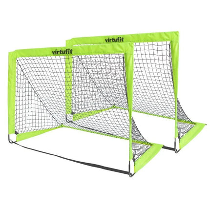 VIRTUFIT FOLDABLE SOCCER GOAL SET - SOCCER GOALS - 120 X 90 CM