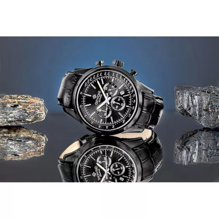 Vyriškas laikrodis Giewont Chronograph Safyrinis Juodas GW7650-A4