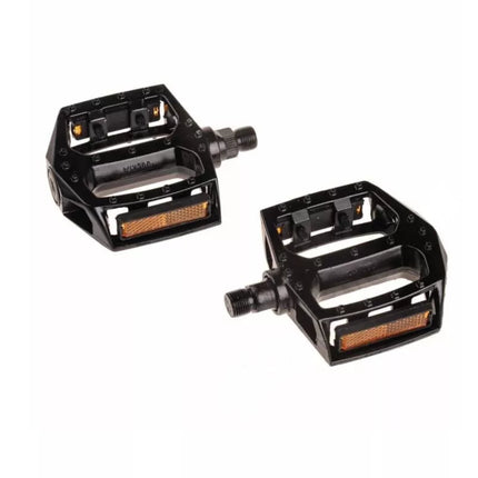 BMX Platforminiai pedalai 9/16'' Juodi