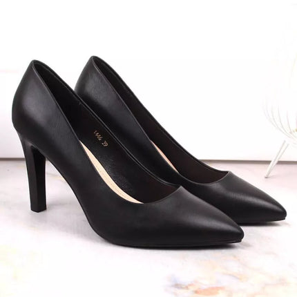 Sergio Leone W SK415A black high heel pumps