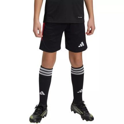 adidas Tiro 26 Lyga vaikiški šortai, juodi ir raudoni, KA8814