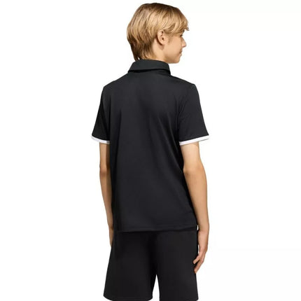 adidas Entrada 26 vaikiški polo marškinėliai juodi JZ6629