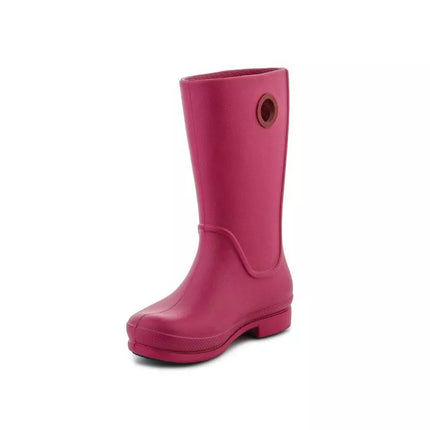Crocs Wellie Rain Boot Girl 50004-00209 Pomegranate