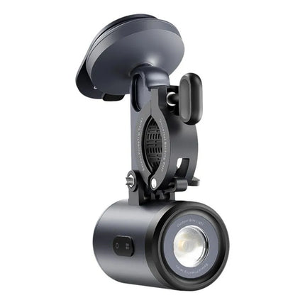 Baseus PrimeTrip Universal 3000mAh IP68 LED Holder with 2-in-1 Lamp - Black and Gray