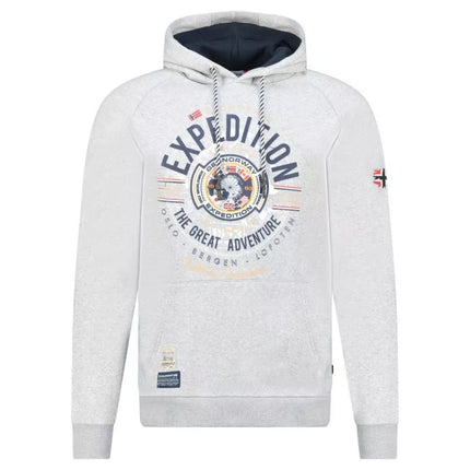 Geographical Norway Galdemar DB 100 M džemperis WZ3019H/GN – pilkas melanžas