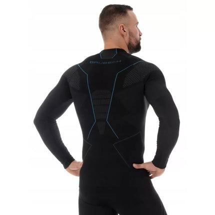 Brubeck Thermo Men's Thermal Underwear T-Shirt Black - LS13040A