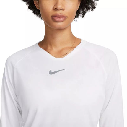 Nike Dri-FIT Park Pirmas Sluoksnis Moteriški Marškinėliai Balta AV2610 100