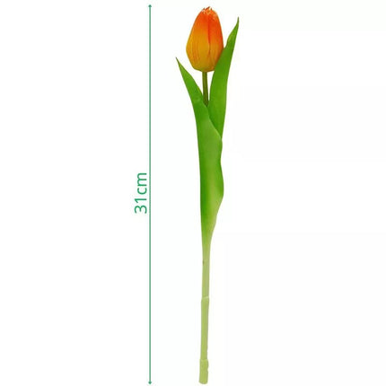 ORANGE TULIP 31CM LIFE-LIKE SPRING DECORATION