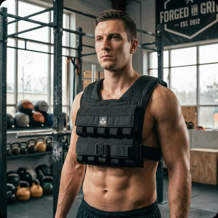20kg Weighted Training Vest with Pulleys W20B | DBX Bushido