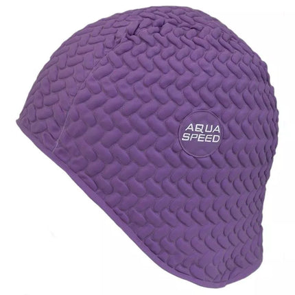 Lateksinė plaukimo kepuraitė Bombastic Tic-Tac violetinė Aqua-Speed