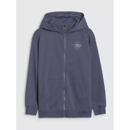 Girls' sweatshirt with a hood, 4F 4FJWSS25TSWSF1482-22S