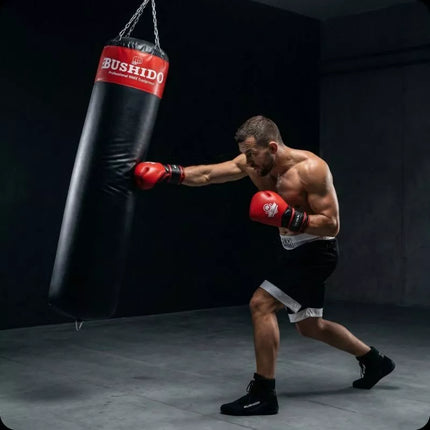 Punching bag - 130 Red - 130 cm / 30 kg