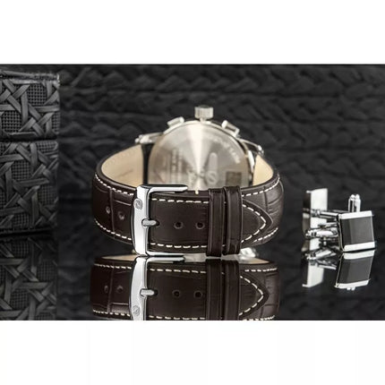 Vyriškas laikrodis ZEPPELIN 100 Yahre Chronograph 8670-1 + DĖŽUTĖ