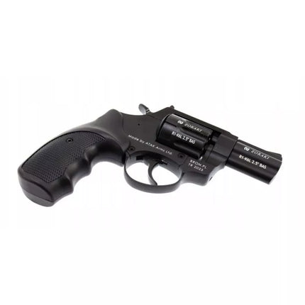 ZORAKI R1-K6L BAS blank alarm and signal revolver, 2.5" barrel, .22 Long Blank, black (R1256BMP-BAS)