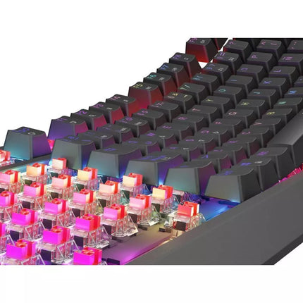 GENESIS Thor 230 TKL žaidimų klaviatūra USB Ispaniška QWERTY Juoda