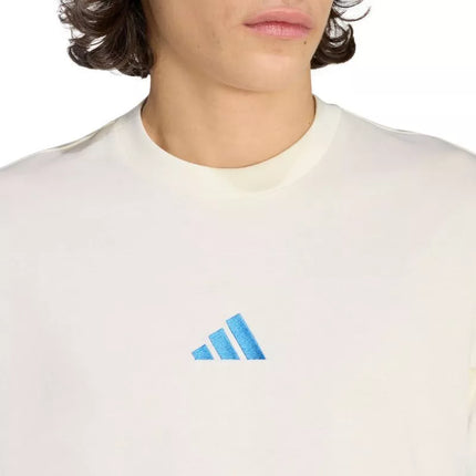 Men's adidas Essentials 3 Stripes T-shirt cream KC0888