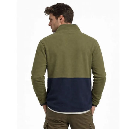 Geographical Norway Men's Fleece Touki Fz Kaki Db Men 233 kaki (WZ6702H/GN-Kaki)