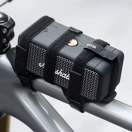 Rockbros 50210064001 Velcro tvirtinimo diržas dviračiui Bluetooth garsiakalbiui ar vandens buteliui - Juodas