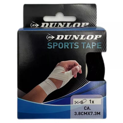 Sportinė kineziologinė juosta 7.3m x 3.8cm DUNLOP juoda