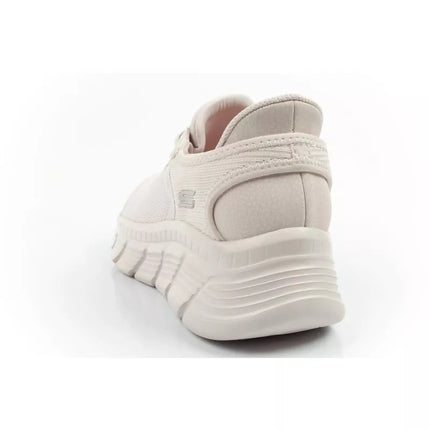 Skechers moteriški sportiniai batai Bobs B Flex SLIP-INS kreminiai patogūs