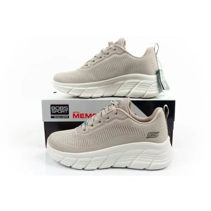 Skechers Bobs B Flex women's sneakers, fashionable beige