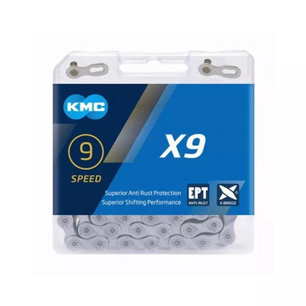 KMC Grandinė X9 114 Narelių EPT Dėžutė