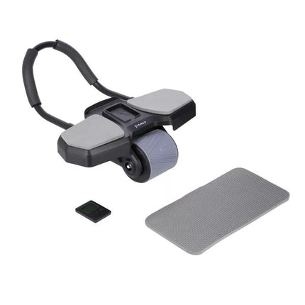 KA10 BLACK ABS WHEEL AUTOMATIC WHEEL FOR EXERCISING THE ABDOMINAL MUSCLES WITH SUPPORT