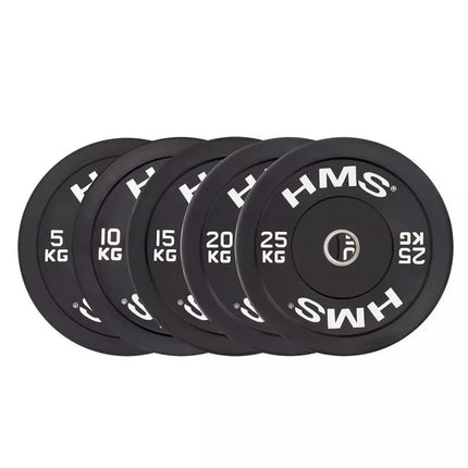Olympinis svoris HMS BLACK BUMPER 25 kg BBR25