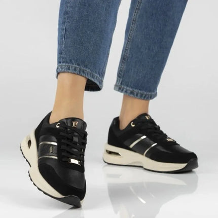 Women's leather shoes, sneakers, black Filippo DP7772
