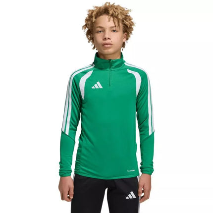 adidas Tiro 26 League Training Top green and white kids' sweatshirt JY7160