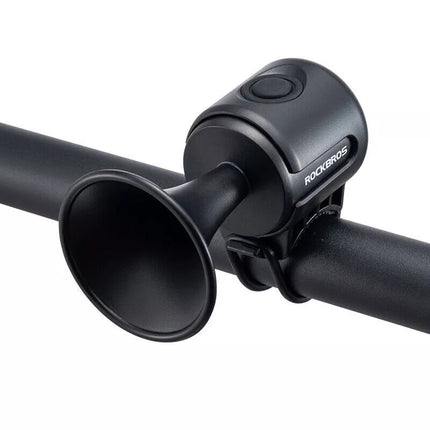 Elektrinis dviračio skambutis 120dB Juodas Rockbros