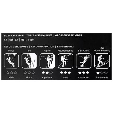 Black Diamond Raven ledkirvis su rankena 60 cm