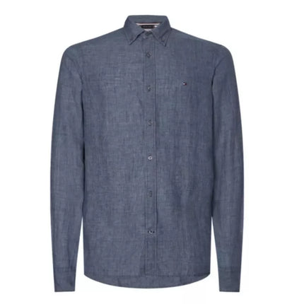 Tommy Hilfiger pigmentu dažyti lininiai marškiniai M MW0MW23147