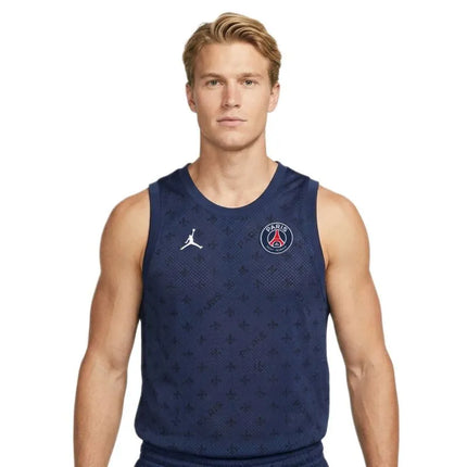 Air Jordan x Paris Saint Germain Mesh Jersey Midnight Navy/White - DB6478-410