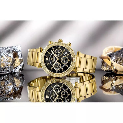 Giewont Sapphire Gold Black Women's Watch GW3380-B3