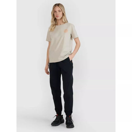 Women's oversize printed T-shirt 4F 4FWSS25TTSHF1994-83S