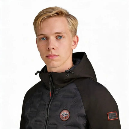 Men's jacket Geographical Norway BAEL BLACK DB MEN 056 BLACK (WZ8113H/GN-NOIR)