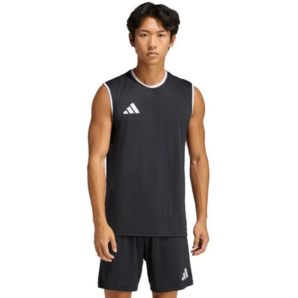 Vyriški adidas Entrada 26 marškinėliai be rankovių, juodi KB3929