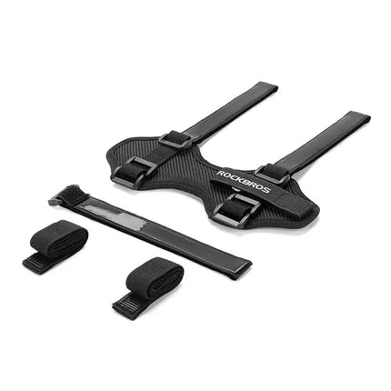 Rockbros 50210064001 Velcro tvirtinimo diržas dviračiui Bluetooth garsiakalbiui ar vandens buteliui - Juodas