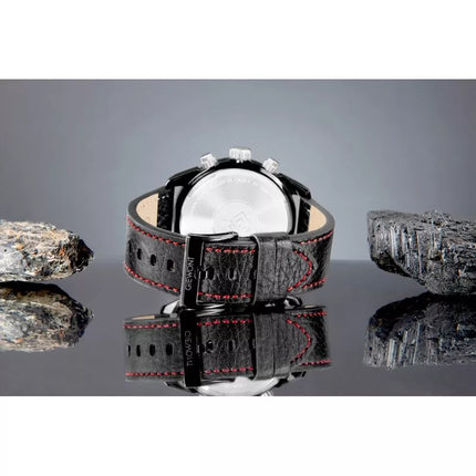 Vyriškas laikrodis Giewont Chronograph Safyro Juodas GW8810-A1