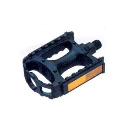 MTB PVC pedalai juodi