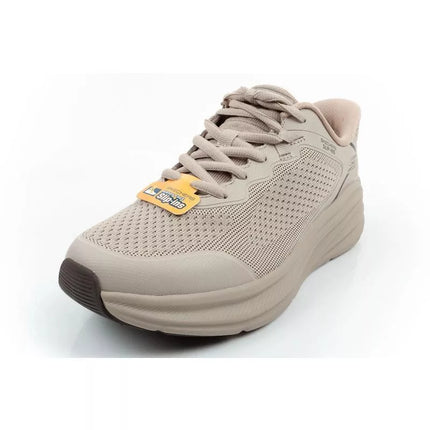 Skechers Bobs Skillz vyriški sportbačiai smėlio spalvos, lengvai įsispiriami