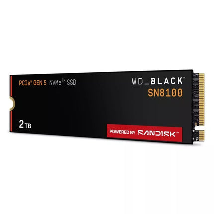 SSD WD Black SN8100 be radiatoriaus 2TB WDS200T1X0M