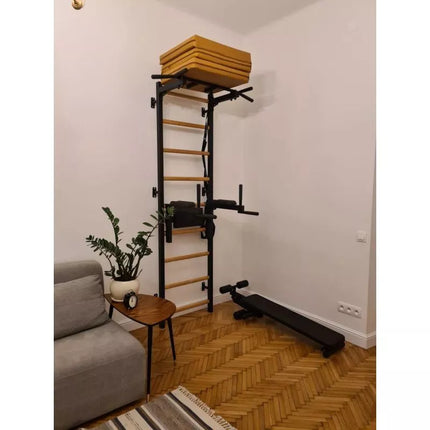 Sulankstomas gimnastikos čiužinys, rudas, 180 cm, BENCHK